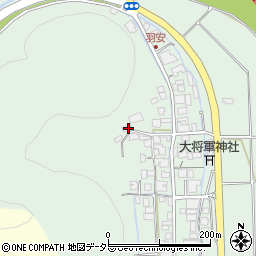 兵庫県西脇市羽安町61周辺の地図