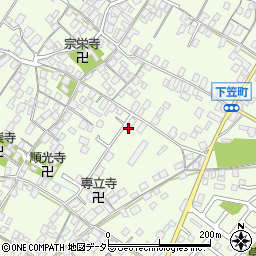 滋賀県草津市下笠町979周辺の地図