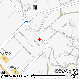 岡山県勝田郡勝央町岡561周辺の地図