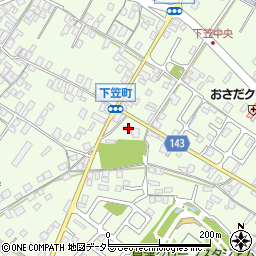 滋賀県草津市下笠町1036周辺の地図