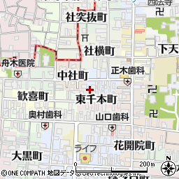 京都府京都市上京区東社町337周辺の地図