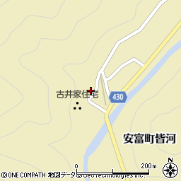 兵庫県姫路市安富町皆河233周辺の地図