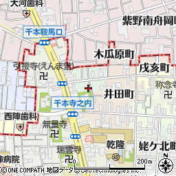 京都府京都市上京区北玄蕃町50周辺の地図