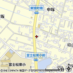 碧海信用金庫東境支店周辺の地図