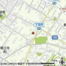 滋賀県草津市下笠町1027-7周辺の地図