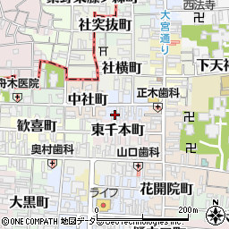 京都府京都市上京区東社町333周辺の地図