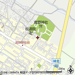 滋賀県栗東市高野725-1周辺の地図
