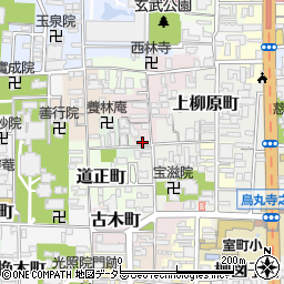 京都府京都市上京区上木下町88周辺の地図