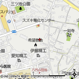 愛知県大府市東新町周辺の地図