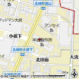 愛知県大府市北崎町（大島）周辺の地図