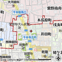 京都府京都市上京区北玄蕃町39周辺の地図