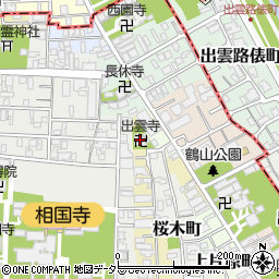 京都府京都市上京区薮之下町416周辺の地図