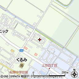 滋賀県草津市下笠町67周辺の地図