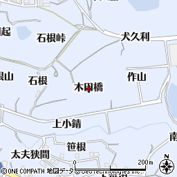 愛知県東海市荒尾町木田橋周辺の地図