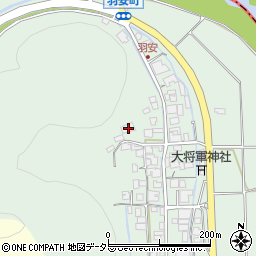兵庫県西脇市羽安町57周辺の地図