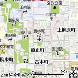 京都府京都市上京区畠中町周辺の地図