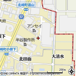 愛知県大府市北崎町大島37周辺の地図