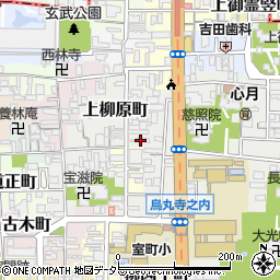 京都府京都市上京区上柳原町129周辺の地図
