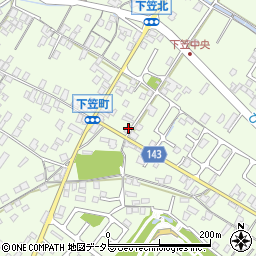 滋賀県草津市下笠町612周辺の地図