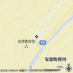 兵庫県姫路市安富町皆河255周辺の地図