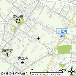 滋賀県草津市下笠町977周辺の地図