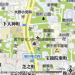 京都・本法寺周辺の地図