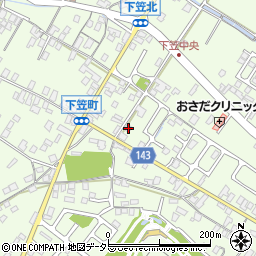 滋賀県草津市下笠町610周辺の地図