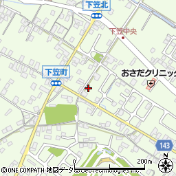 滋賀県草津市下笠町610周辺の地図