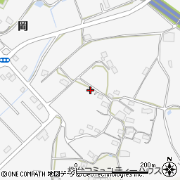 岡山県勝田郡勝央町岡804周辺の地図
