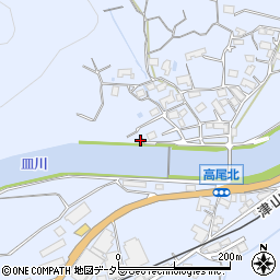 岡山県津山市高尾853周辺の地図