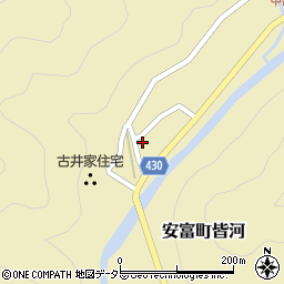 兵庫県姫路市安富町皆河256周辺の地図