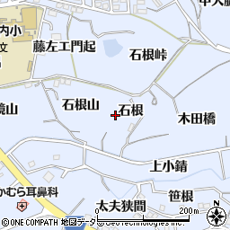 愛知県東海市荒尾町石根1周辺の地図