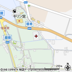 兵庫県多可郡多可町中区坂本101周辺の地図