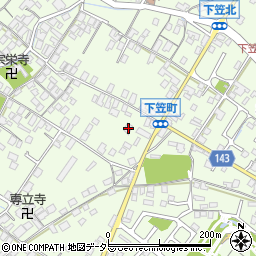 滋賀県草津市下笠町970周辺の地図
