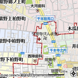 京都府京都市上京区柏清盛町935-1周辺の地図