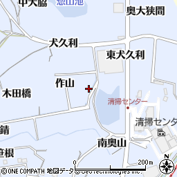 愛知県東海市荒尾町奥山下周辺の地図