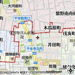 京都府京都市上京区北玄蕃町43周辺の地図