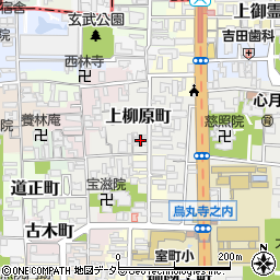 京都府京都市上京区上柳原町128周辺の地図