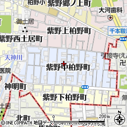 京都府京都市北区紫野中柏野町51-7周辺の地図