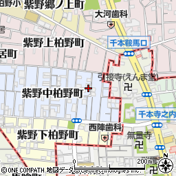 京都府京都市北区紫野中柏野町65周辺の地図