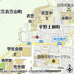 京都府立堂本印象美術館周辺の地図