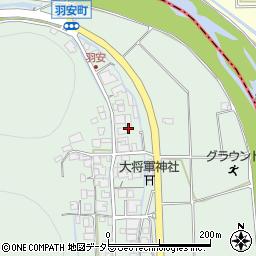 兵庫県西脇市羽安町7周辺の地図