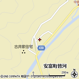 兵庫県姫路市安富町皆河274周辺の地図