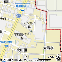愛知県大府市北崎町大島36周辺の地図
