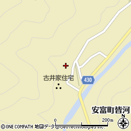 兵庫県姫路市安富町皆河263周辺の地図