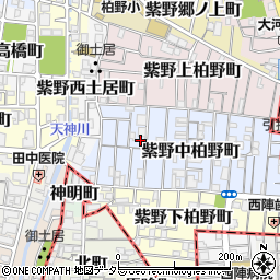 京都府京都市北区紫野中柏野町46周辺の地図