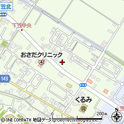 滋賀県草津市下笠町532-2周辺の地図