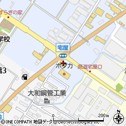 上州屋滋賀栗東店周辺の地図