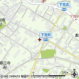 滋賀県草津市下笠町1017周辺の地図