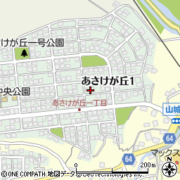 三重県四日市市あさけが丘周辺の地図